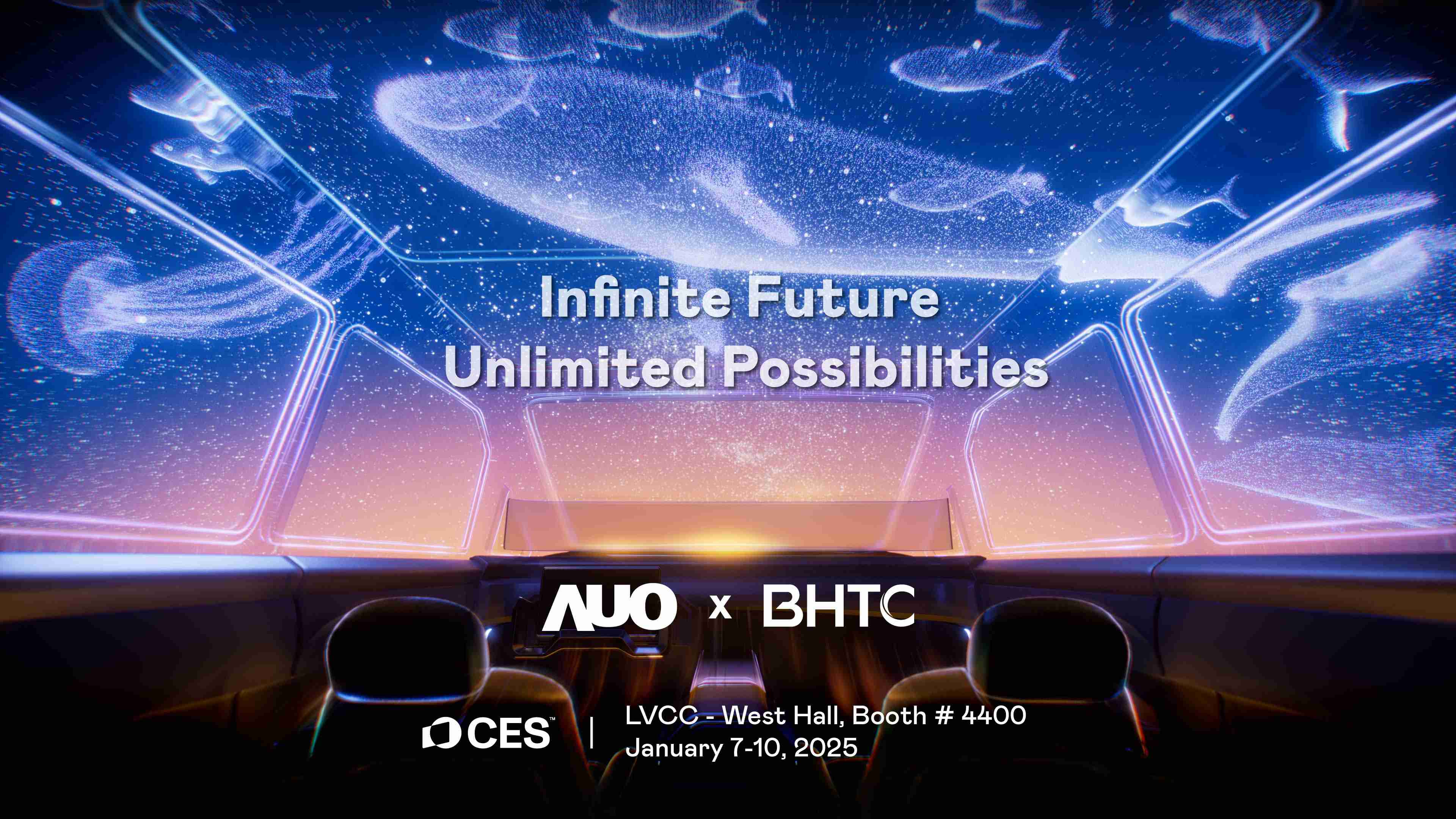 糖果派对以Infinite Future, Unlimited Possibilies为主题，，，，联合BHTC于CES 2025扩大规模展出